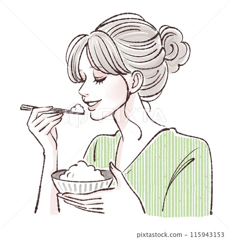 婦女和女孩插畫素材 婦女和女孩插畫素材 115943153