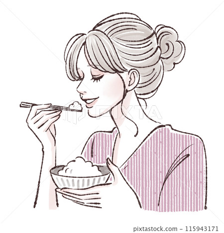 婦女和女孩插畫素材 婦女和女孩插畫素材 115943171