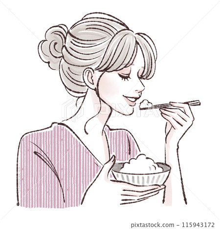 婦女和女孩插畫素材 115943172
