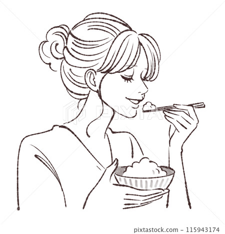 婦女和女孩插畫素材 115943174
