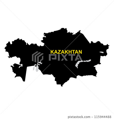 Kazakhstan map icon 115944488