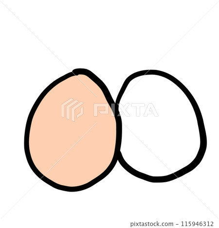 紅雞蛋和白雞蛋 115946312
