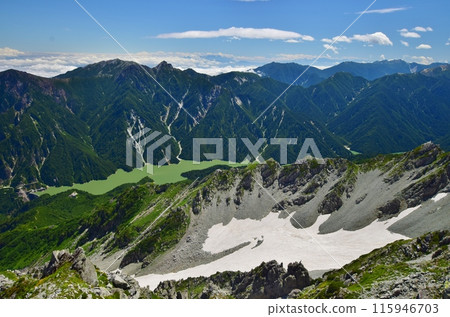 Northern Alps Tateyama mountain range traverse 115946703