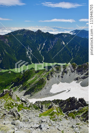 Northern Alps Tateyama mountain range traverse Northern Alps Tateyama mountain range traverse 115946705