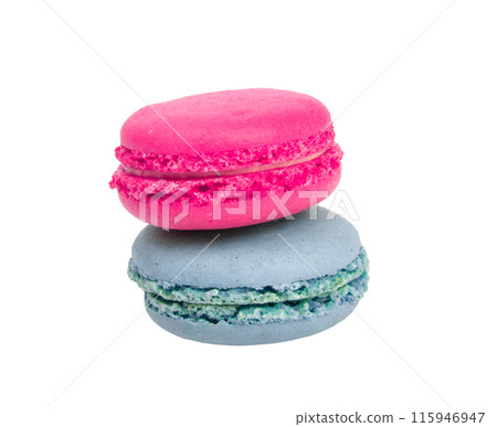 macaroon isolated on the white background macaroon isolated on the white background 115946947