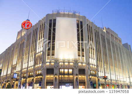 Sunset at Shinjuku 3-Chome 115947058