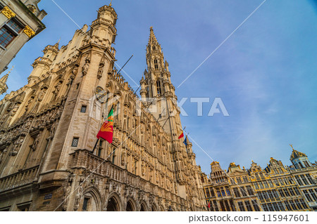 Belgium Brussels Grand Place Brussels City Hall Brussels City Hall 115947601