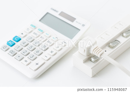 Power strip and calculator Power strip and calculator 115948087