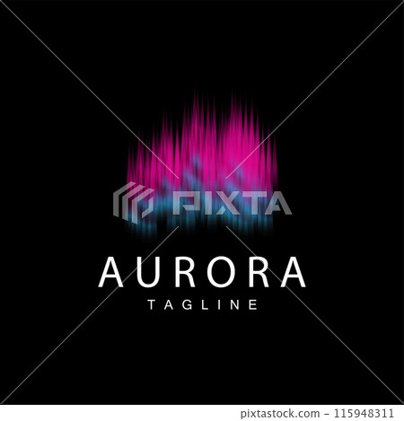 Aurora Logo, Sky Nature Landscape Design, Symbol Vector Illustration Template Aurora Logo, Sky Nature Landscape Design, Symbol Vector Illustration Template 115948311