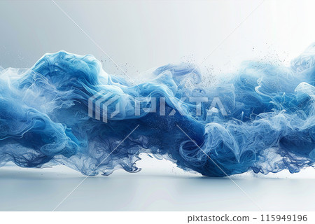 Background of blue smokey wave Background of blue smokey wave 115949196