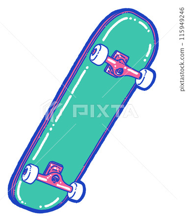 滑板的插圖 115949246