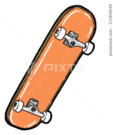 滑板的插圖 115949249