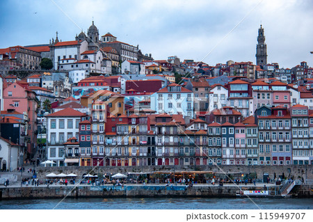 Scenery of the Douro River in the port city of Porto, Portugal Scenery of the Douro River in the port city of Porto, Portugal 115949707