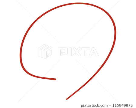 Simple circle illustration material 115949972