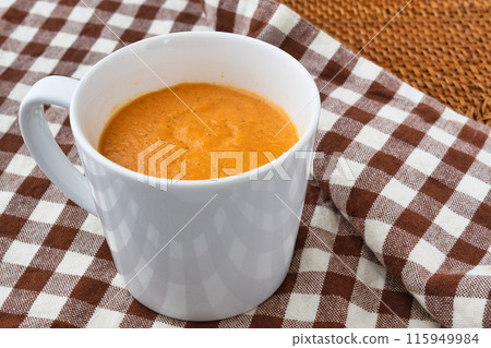 Spanish cold soup Gazpacho 115949984