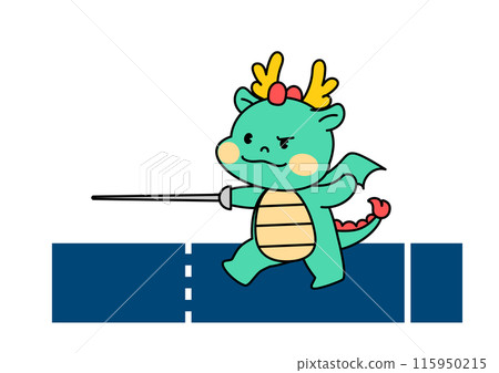 Dragon Character Fencing 115950215