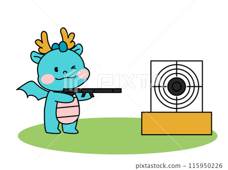 Dragon Character Shooting Dragon Character Shooting 115950226