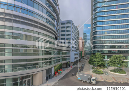 May 11 2024 kwun tong City scape in Kowloon, Hong Kong 115950301