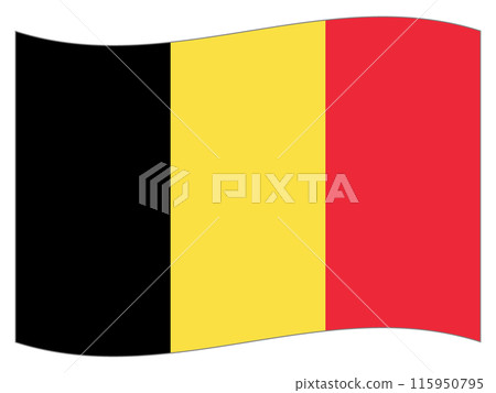 Flags of the World: Belgium Flag 115950795