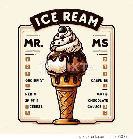 Retro coffee shop accessories 115950851