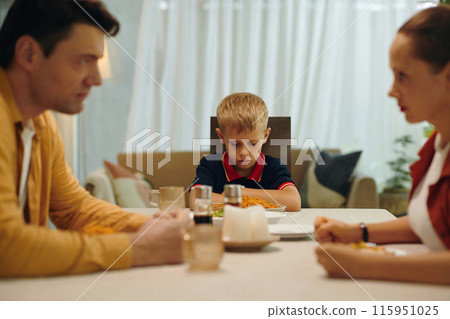 Child Having Problems At Home Child Having Problems At Home 115951025