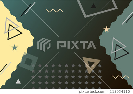Abstract background with geometric shapes and stars Abstract background with geometric shapes and stars 115954110