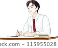 國中和高中男孩側身學習 115955028