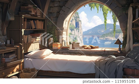 Medieval monk's room_4 115955195
