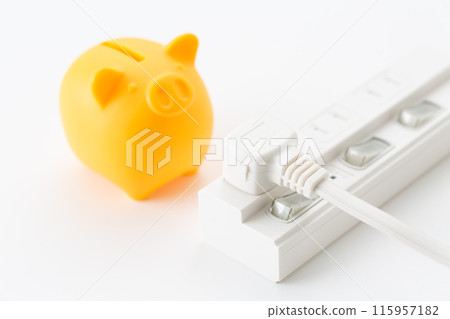 Power strip and piggy bank 115957182