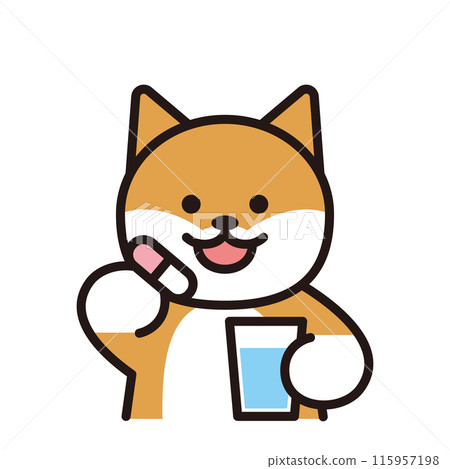 Medicine Dog Shiba Inu Simple Medicine Dog Shiba Inu Simple 115957198