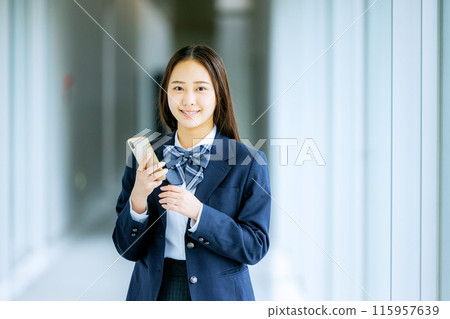 School girl high school student School girl high school student 115957639