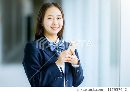 School girl high school student 115957642