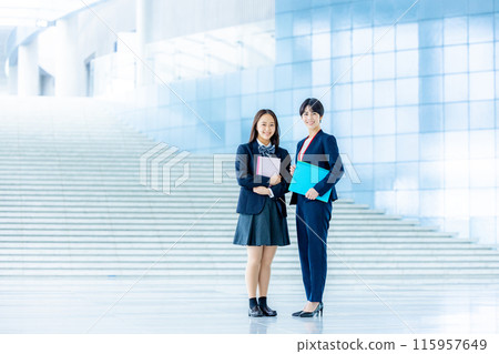 School girls and teachers School girls and teachers 115957649