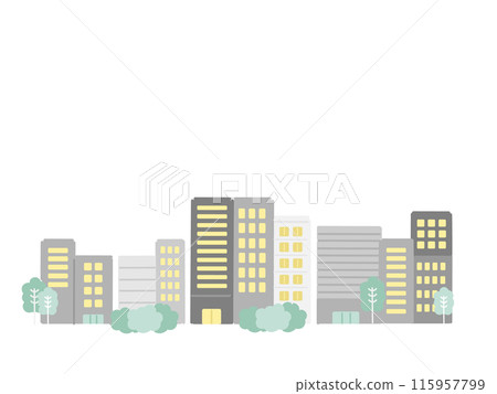 城市景觀的插圖 115957799