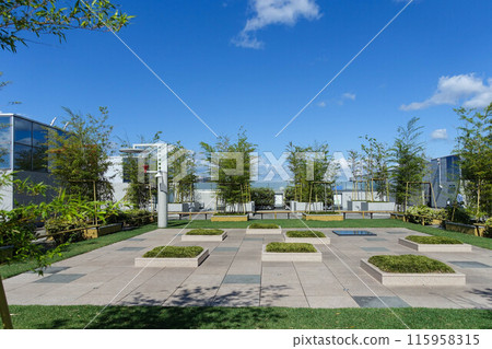 Kyoto Station Building Japanese Garden Kyoto Station Building Japanese Garden 115958315