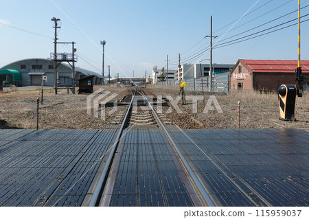 鐵路道口 JR目室站週邊風景（北海道目室町） 115959037