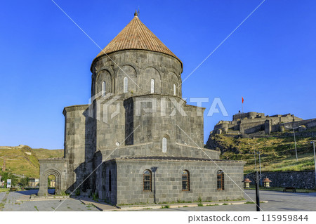Kars Kumbet Mosque and Kars Castle 115959844