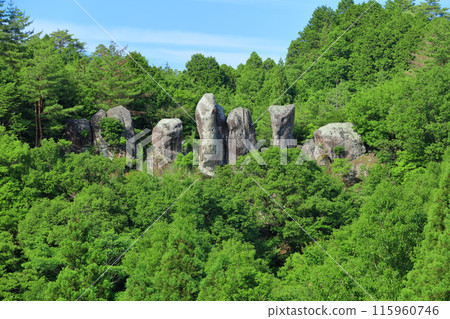[大分縣] 晴天的東奧山七福神（谷口內景） 115960746
