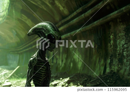 Alien in the tunnel 115962095