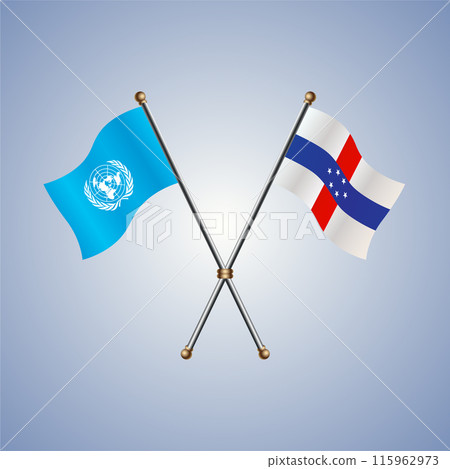 United Nations and Netherlands Antilles flags relations 115962973