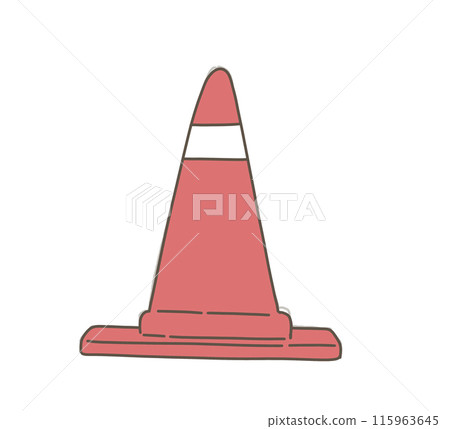 紅色三角錐 115963645