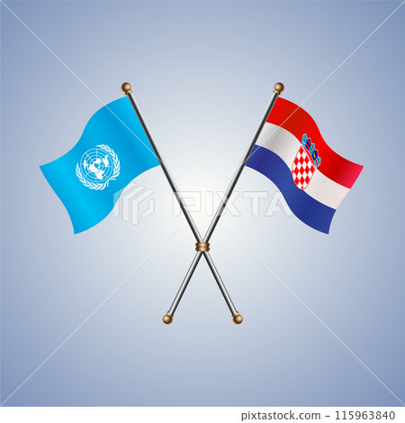 United Nations and Croatia flags relations United Nations and Croatia flags relations 115963840