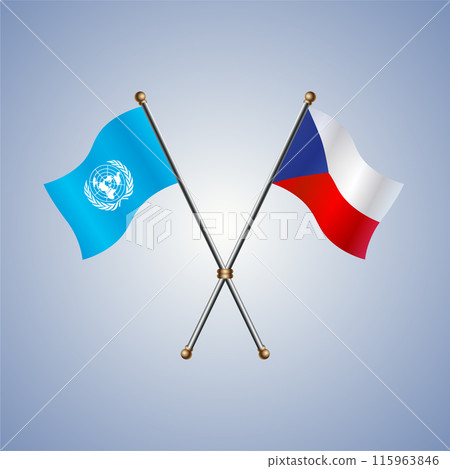 United Nations and Czech Republic flags relations United Nations and Czech Republic flags relations 115963846