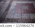 Stone tile walkway 115964276