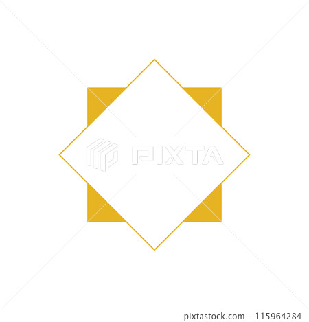 簡約黃鑽標題框_日式_單品 簡約黃鑽標題框_日式_單品 115964284