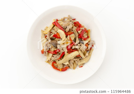 配菜：豬肉、蘑菇、紅辣椒 115964486