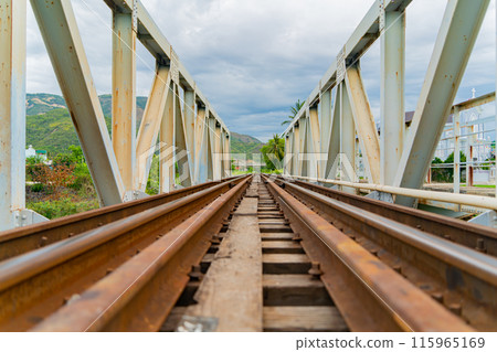 The old railway track. The old railway track. 115965169