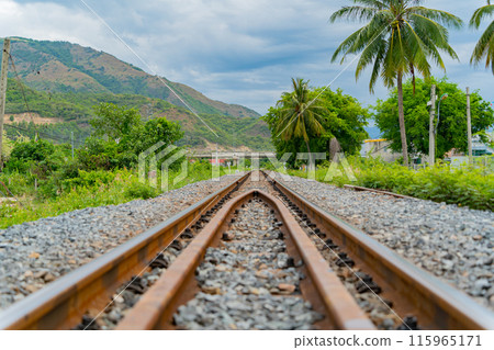 The old railway track. 115965171