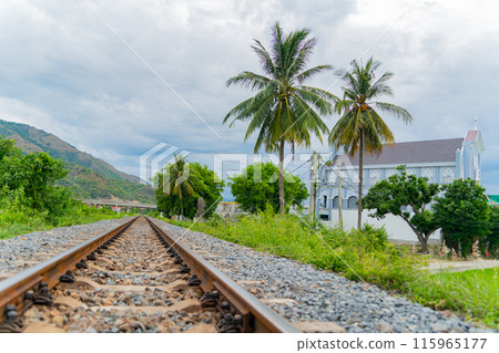 The old railway track. The old railway track. 115965177