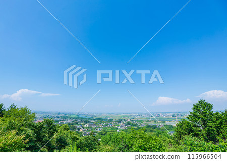 View from Tsukimi Forest, Recreation Area (Kaizu City, Gifu Prefecture) 115966504